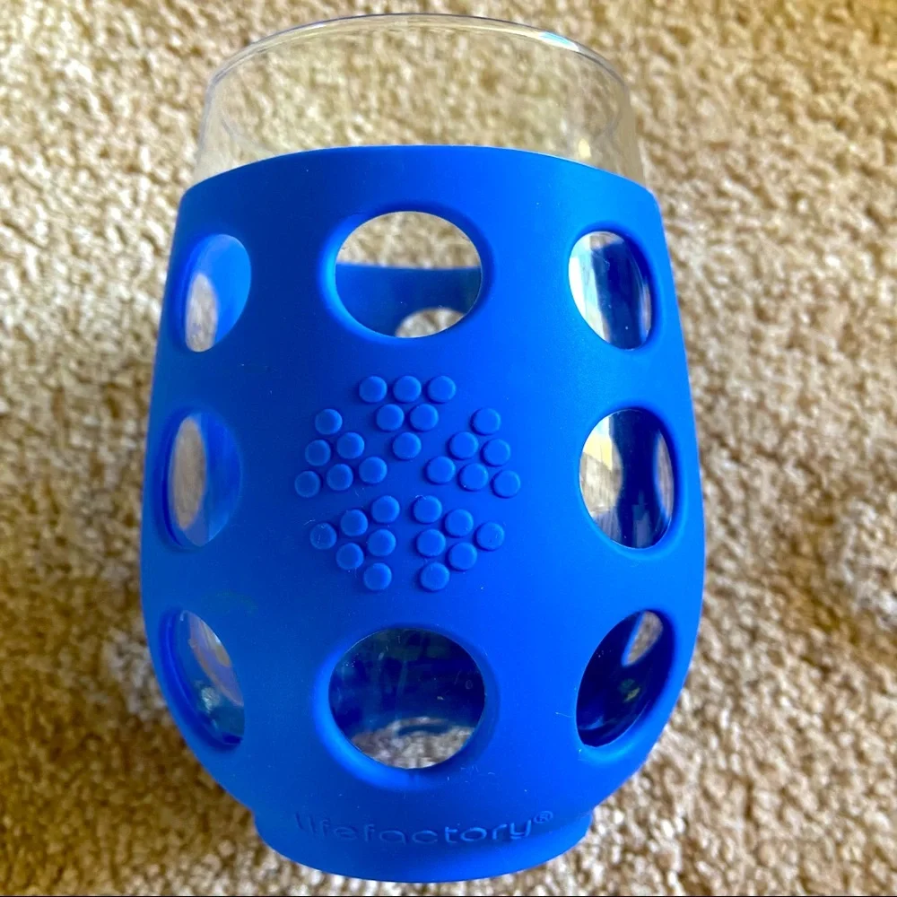 Lifefactory Indigo Blue Wine Glass